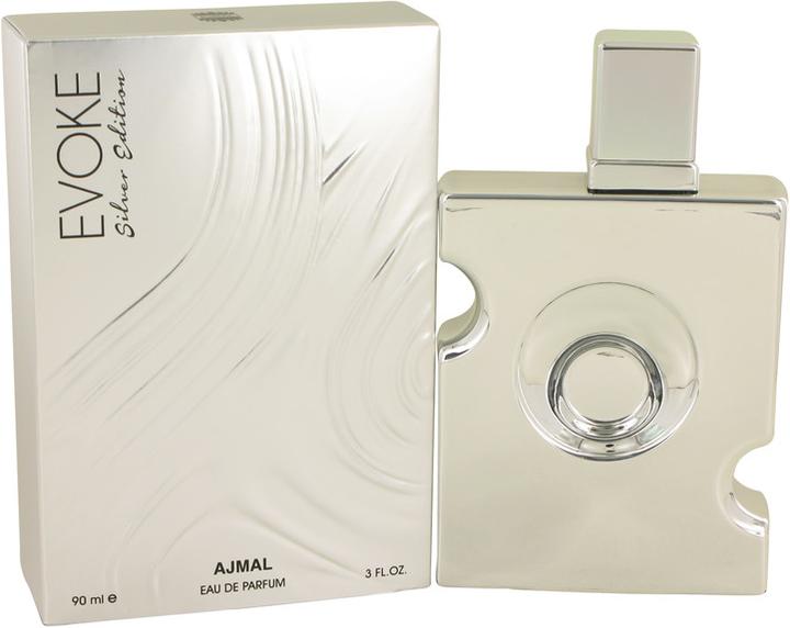 Actual product image Ajmal Evoke Silver Edition by Eau de Parfum Spray 90 ml (Eau de parfum, 90 ml)