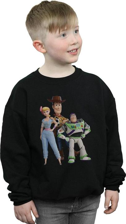 Produktbild Disney Toy Story 4 Woody Buzz and Bo Peep Sweatshirt Jungen (140, 146)