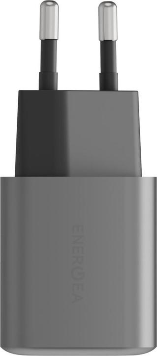 Actual product image Energea Wall Charger Ampcharge GaN35 1C1A PD/PPS/QC3.0 35W EU gunmetal (35 W, 2 ports)
