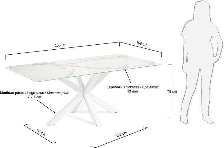 Produktbild Kave Home Argo (100 x 200 cm)