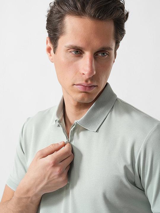 Produktbild Selected Slhfave Zip Ss Polo Noos (M)