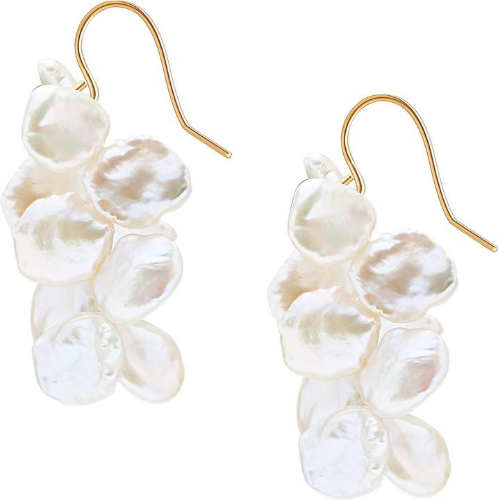 Image du produit Valero Pearls Femme argent sterling perles de culture d'eau douce or jaune - 24425 (Argent Sterling)