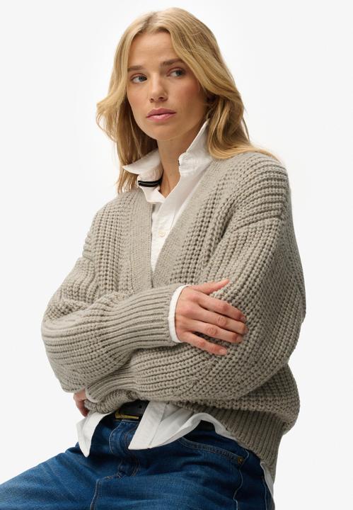 Image du produit Superdry Cardigan Col V Épais (Taille unique)