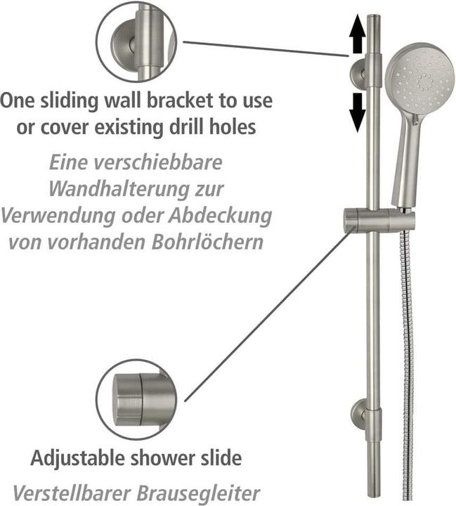 Immagine prodotto Wenko Set doccia Young Line (3 Tipi di raggi)