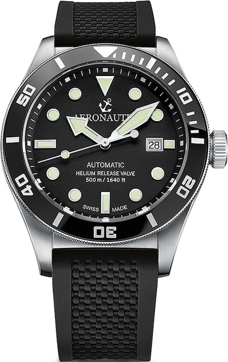 Image du produit Aeronautec ANT-44075-06 Helium Diver automatique 44mm 500M (Montre analogique, 44 mm)