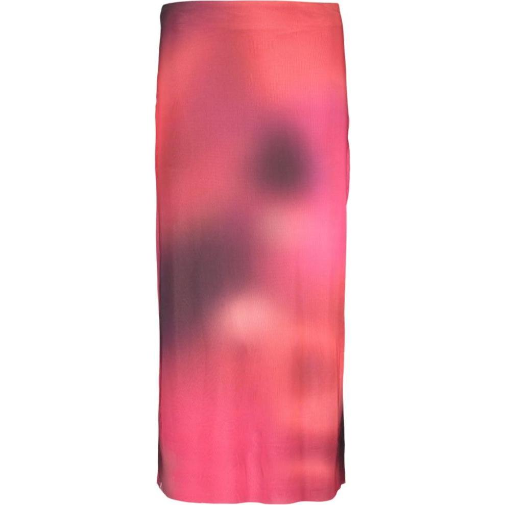 Desigual, Vrouwen, Rokken, Viola Polyester Women's Skirt, Rood, (L)