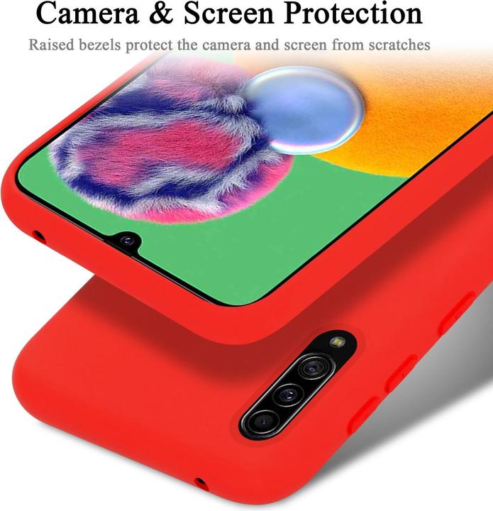 Actual product image Cadorabo TPU Liquid Silicone Case Cover for Samsung Galaxy A90 5G (Samsung Galaxy A90 5G)