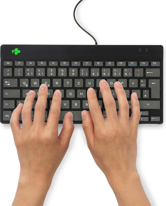 Actual product image R-Go Tools Tools Compact Break Keyboard (DE, Cable)