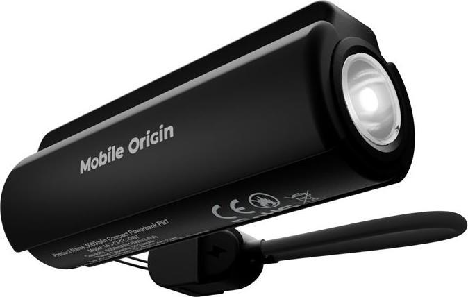 Image du produit Mobile Origin 5000mAh Compact PowerBank PB7 with Flashlight and USB-C Cable (5000 mAh)