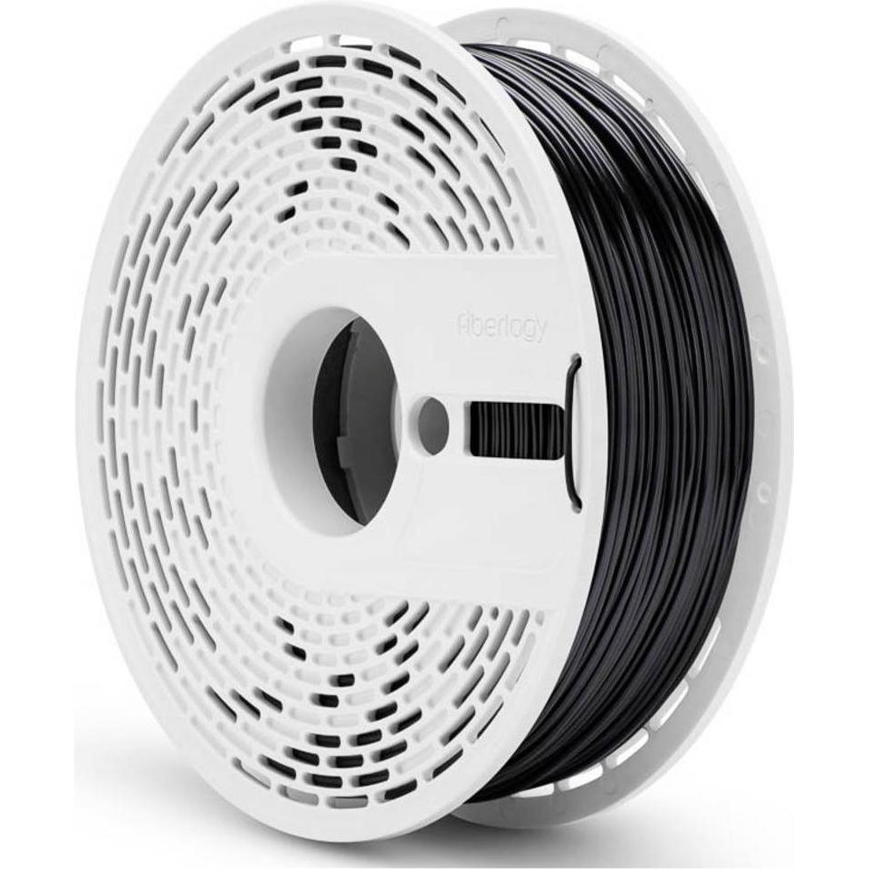 Fiberlogy PA12-BLACK-175-075 NYLON PA12 Filamento PA12 chimicamente resistente, resistente al calore (Nylon, 1.75 mm, 750 g, Nero), Filamenti stampa 3