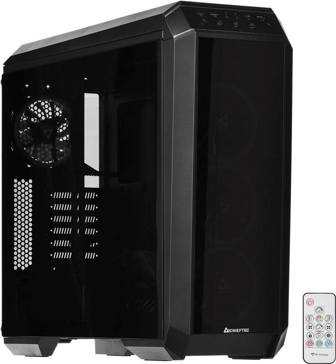 Produktbild Chieftec Stallion II (schwarz, Tempered Glass) (Mini-ITX, mATX, ATX)