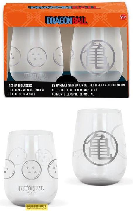 Stor Dragon Ball Gläser 2er Set (510 ml) - Trinkglas (0.51 l, 2x)