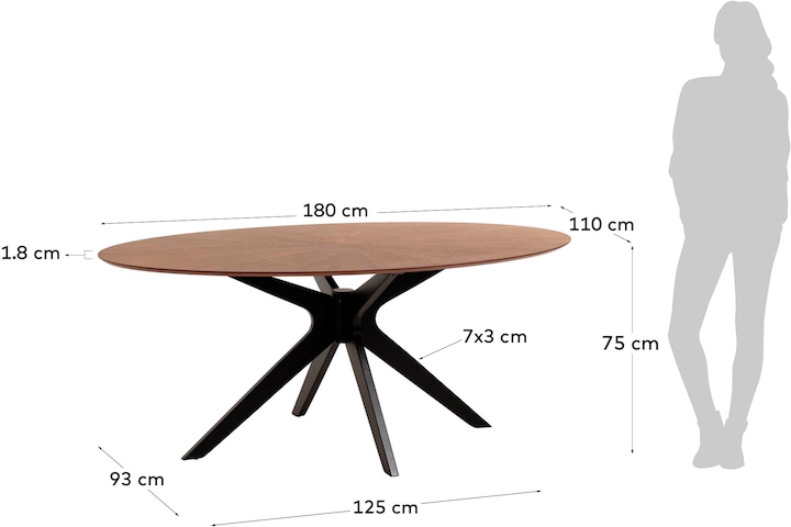 Image du produit Kave Home Naanim (110 x 180 x 75 cm)