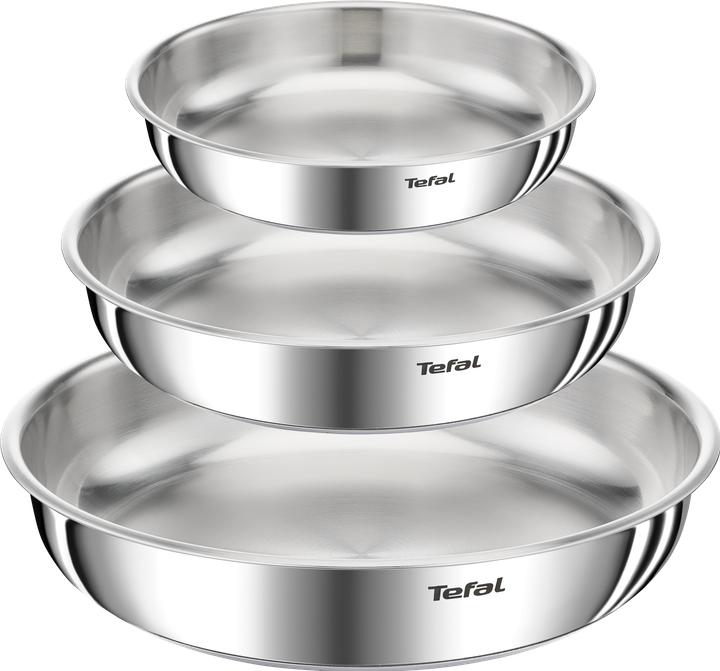 Image du produit Tefal Ingenio Emotion, Stainless Steel, 13-teiliges Set (28 cm, Casserole, Ensemble de casseroles et de poêles de cuisson, Poêle à frire, Casserole à manche, Acier inoxydable)