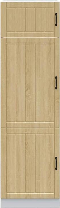 Actual product image vidaXL Kitchen cabinet Lucca Sonoma oak wood-based material tall kitchen cabinet (60 x 57 x 207 cm)