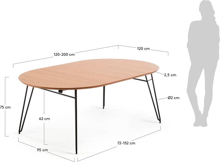 Immagine prodotto Kave Home Novac (120 x 120 cm)