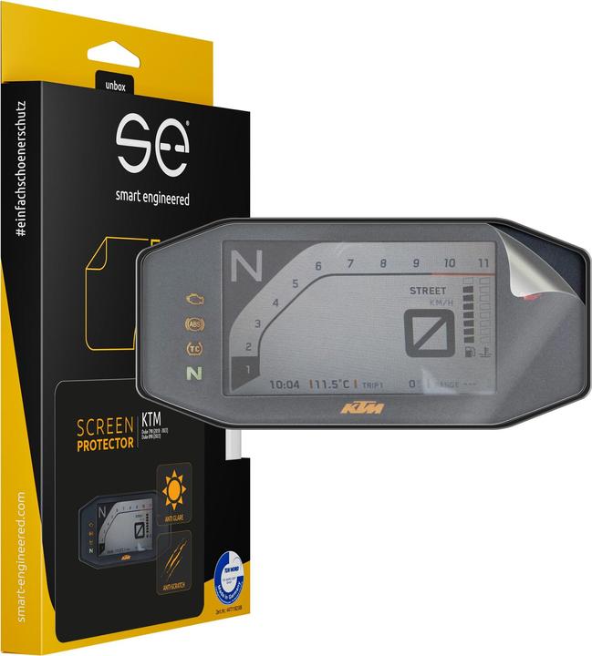Smart Engineered se Anti-reflective 3D Speedo / Cockpit protection film (PU 2) for KTM Duke 790