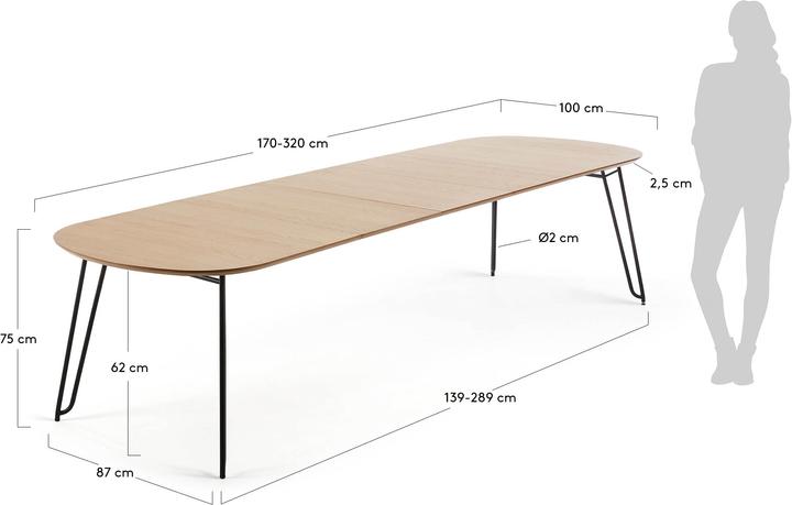 Immagine prodotto Kave Home Novac (170 x 100 x 75 cm)