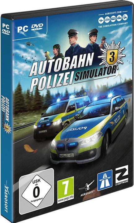 Produktbild Aerosoft Autobahn-Polizei Simulator 3 (PC, DE)