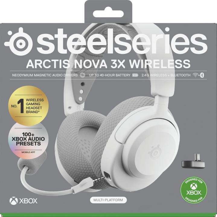 Produktbild SteelSeries Arctis Nova 3XW White (Kabellos)