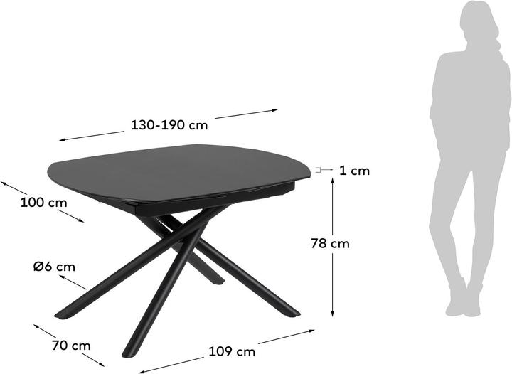 Image du produit Kave Home Yodalia (100 x 100 x 78 cm)