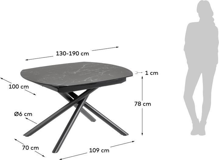 Image du produit Kave Home Yodalia (100 x 100 x 78 cm)