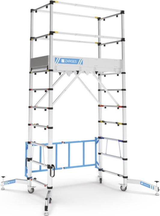 Zarges Faltbares Teleskop-Gerüst Teletower (Scaffolding, 140 cm)