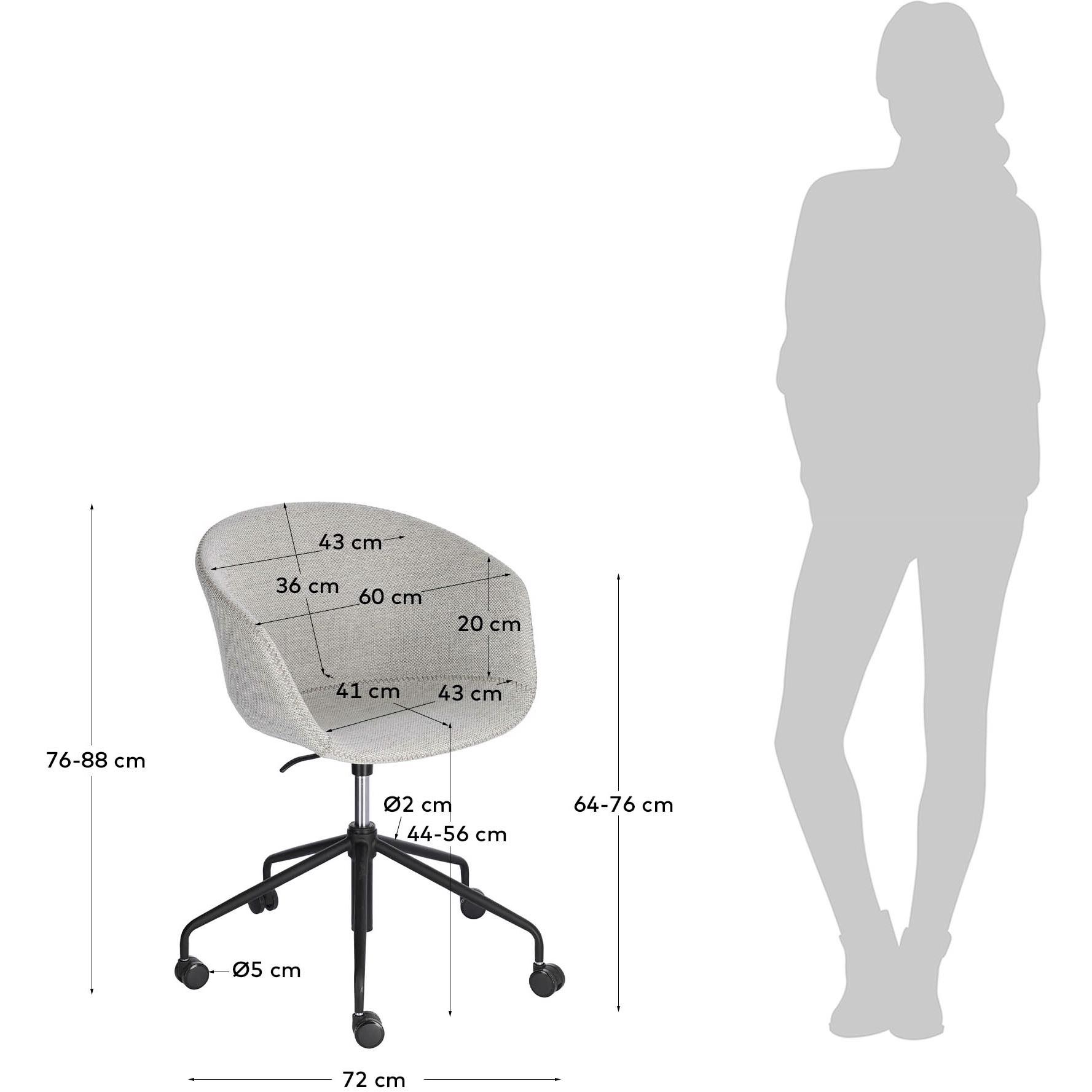 Thumbnail - Kave Home, Bürostuhl, Yvette