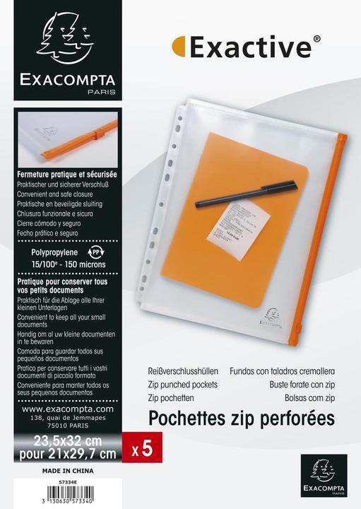 Immagine prodotto Exacompta Coperture e borse (A4, 5x)