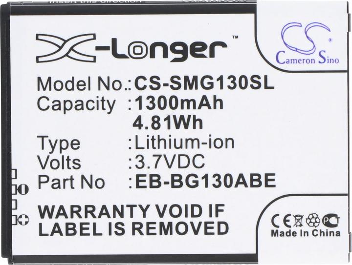 Actual product image Samsung Akku Galaxy Young 2 Akku, SM-G130, EB-BG130ABE