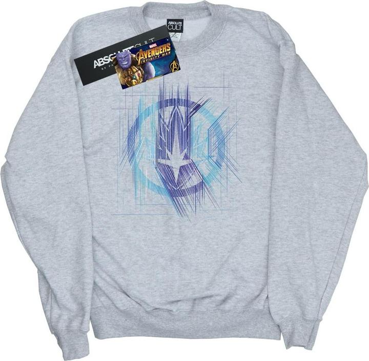 Actual product image Womens/Ladies Avengers Infinity War Guardian Lines Sweatshirt (XL)