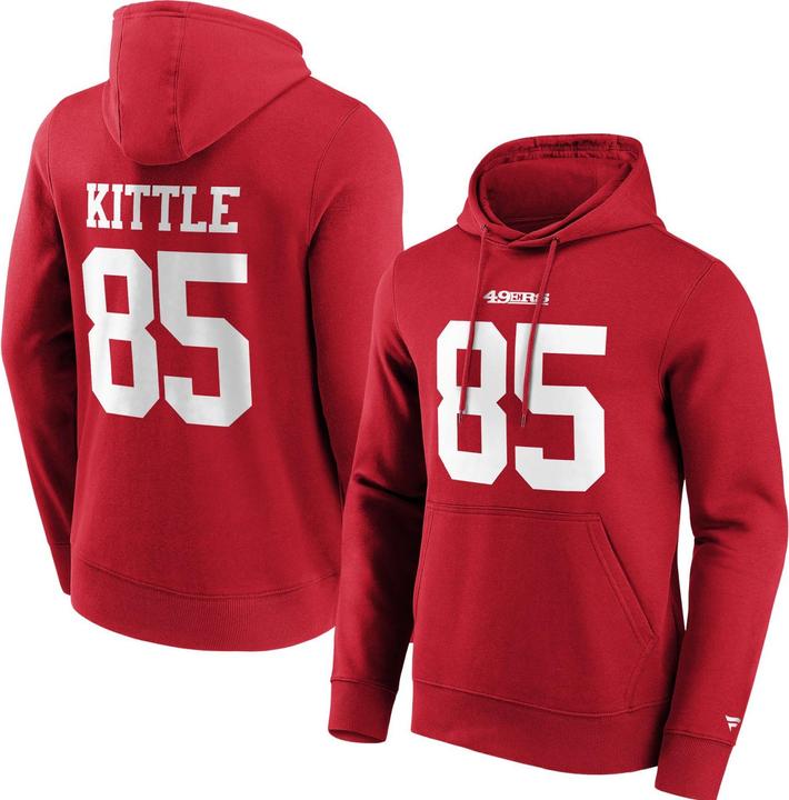Immagine prodotto Fanatics Felpa con cappuccio NFL San Francisco 49ers #85 George Kittle - XXL (XXL)