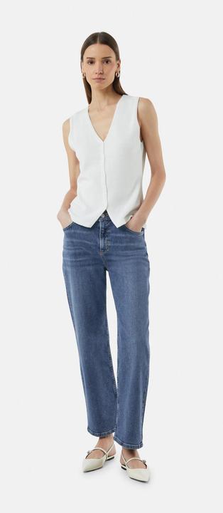 Actual product image Comma Jeans-Hose Elastische Ankle-Jeans mit Straight Leg (42)