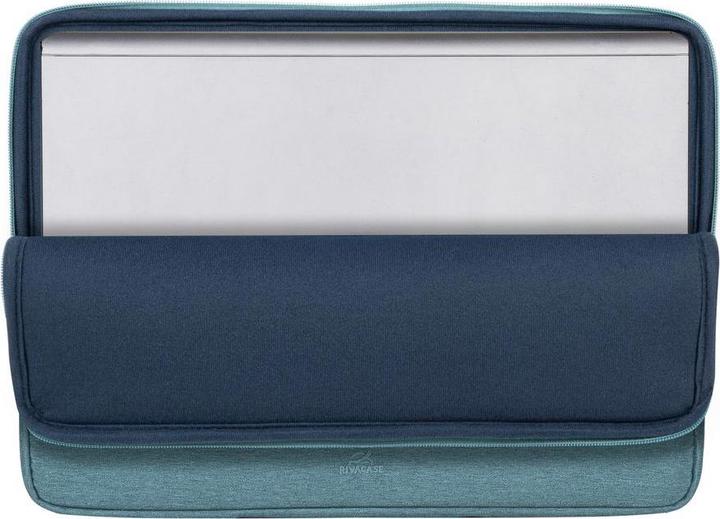 Actual product image Rivacase NB Sleeve Suzuka aquamarine 7705 (15.60")