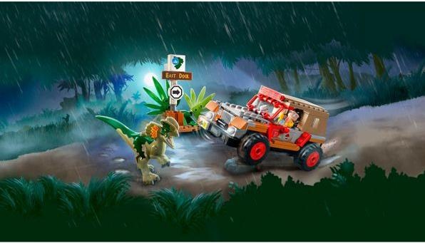 Productafbeelding LEGO 76958 Hinderlaag van de Dilophosaurus (76958, LEGO Jurassic World)