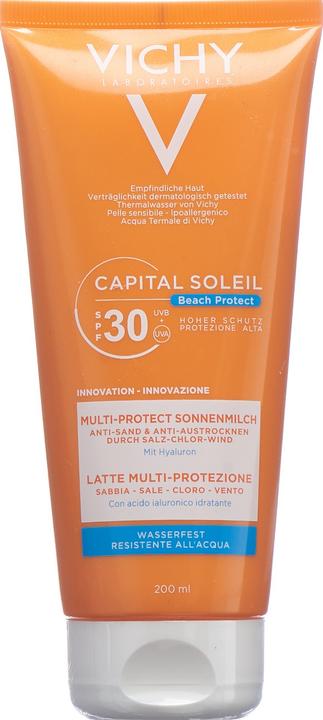 Vichy Capital Soleil Beach Protect (Sonnenmilch, SPF 30, 200 ml, 229 g)