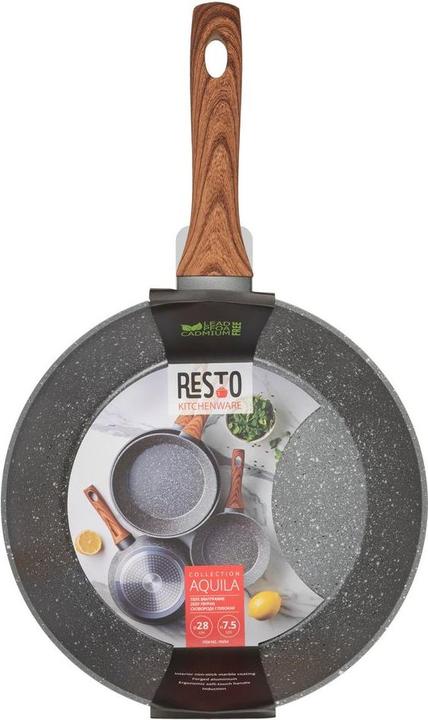 Actual product image Resto DEEP FRYING PAN D28 H7,5CM (28 cm, Frying pan, Aluminium)