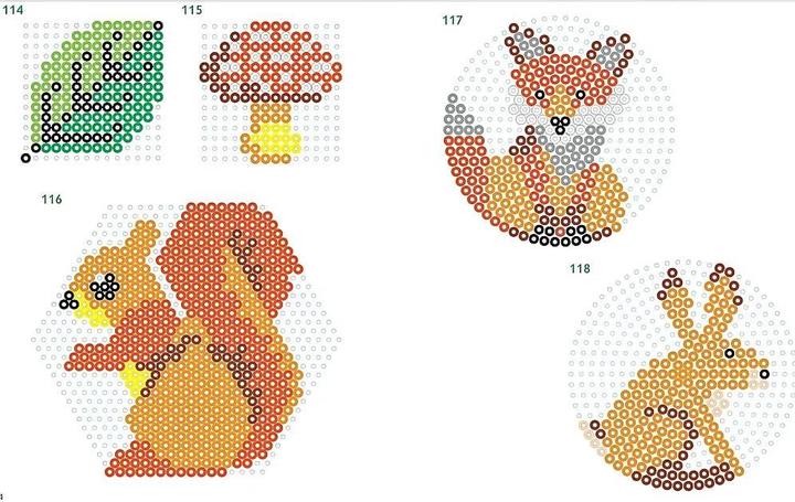 Actual product image My colourful pattern book - Ironing beads