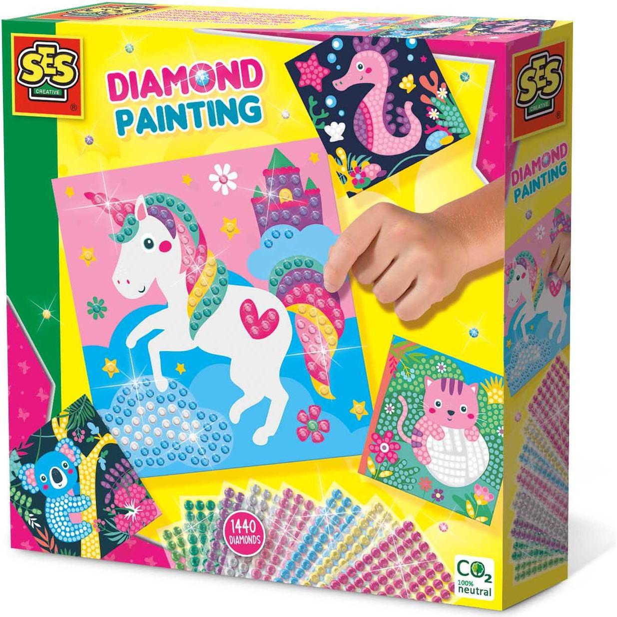 Thumbnail - Ses Diamond Painting - Glückliche Tiere