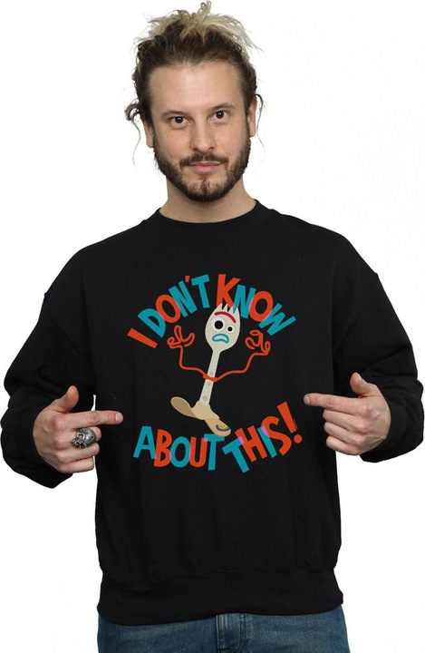 Immagine prodotto Disney Toy Story 4 Forky I Dont Know About This Felpa Uomo (M)