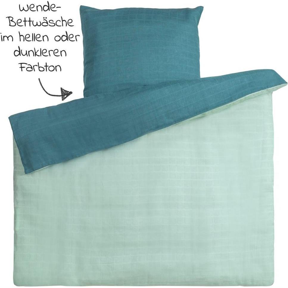 Thumbnail - Makian, Kinderbettwäsche, Babybettwäsche & Bettsets Wende-Bettwäsche Mull 80 x 80 / 35 x 40 cm - Patina