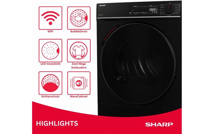 Image du produit Sharp KD-WNHB0S9GMC (10 kg, Droite)