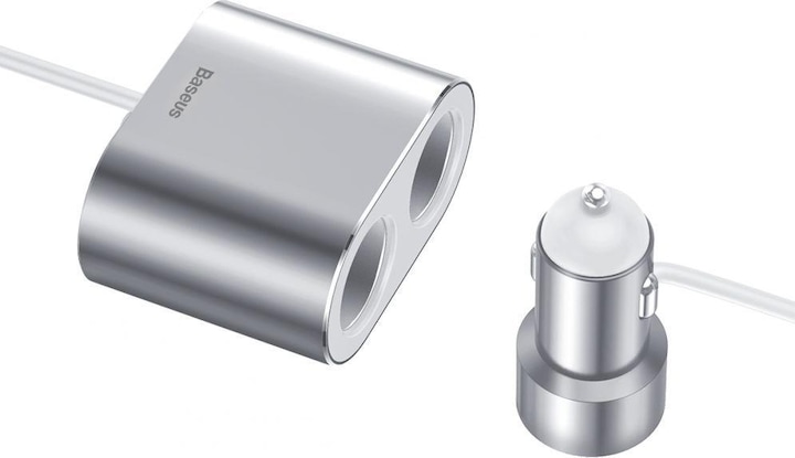 Image du produit Baseus High Efficiency One to Two Cigarette LighterArgent