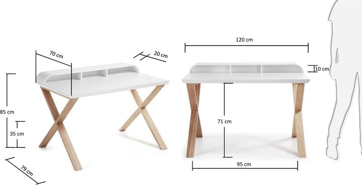 Actual product image Kave Home Working (120 x 79 x 85 cm)