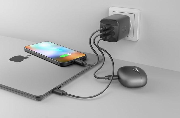 Produktbild Fresh'N Rebel Fresh 'n Rebel Wall Charger Grey 100W (100 W, 3 Ports)