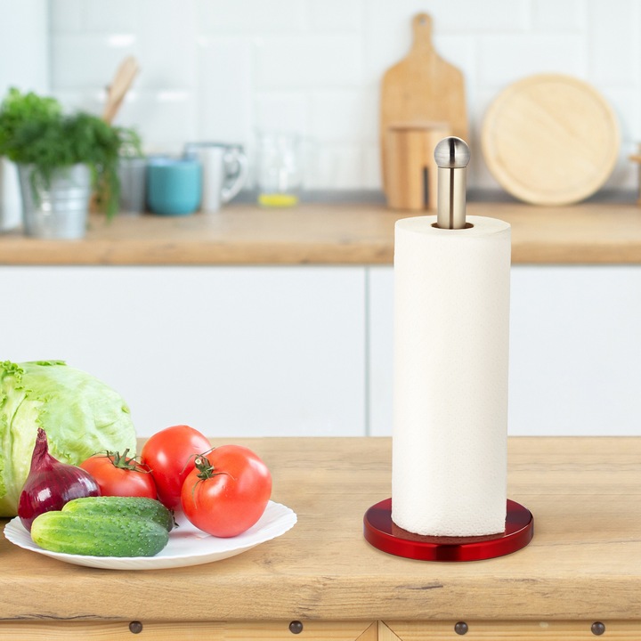 Actual product image Relaxdays Kitchen roll holder