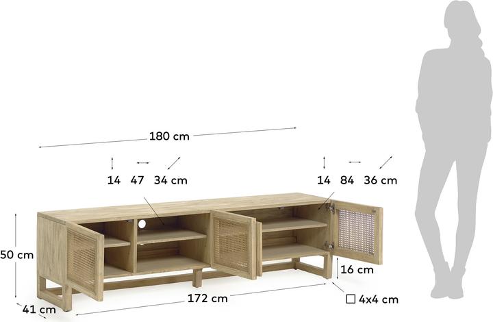 Image du produit Kave Home Rexit (41 x 180 x 50 cm)