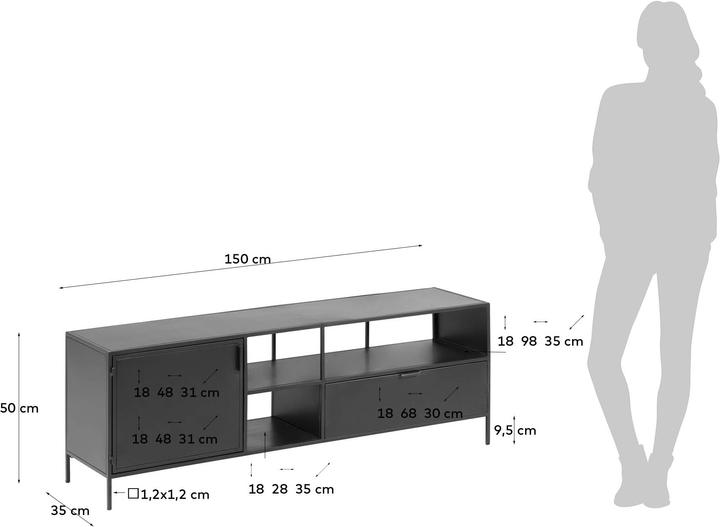 Produktbild Kave Home Shantay (150 x 35 x 50 cm)
