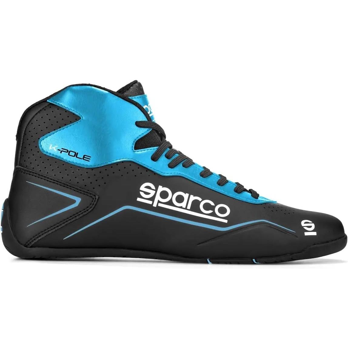 Sparco Schwarz Motorsportschuhe, Kartschuhe K-Pole (44)