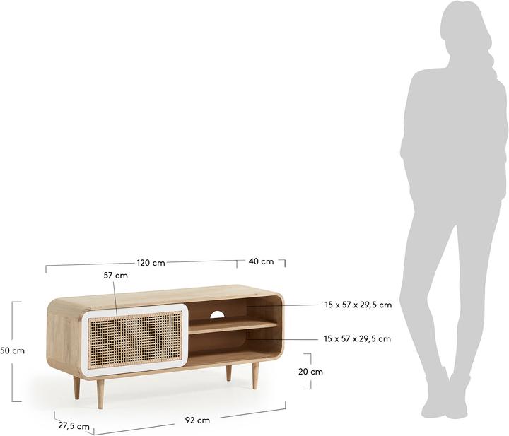 Produktbild Kave Home Georg (40 x 120 x 50 cm)